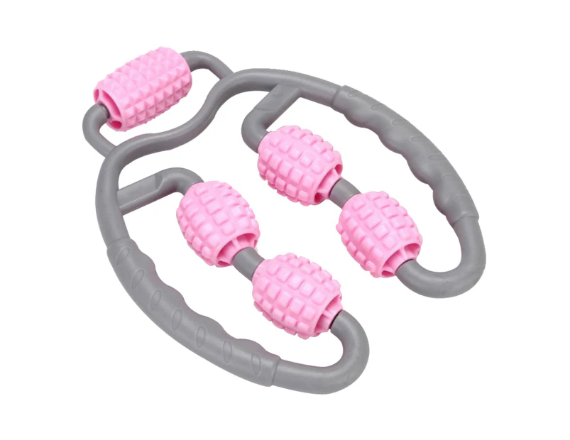 Muscle Roller,  Massager Trigger Point Massager Roller for Muscle Relief, Deep Cellulite Massage Tool for Athletes - Pink