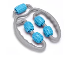 Muscle Roller,  Massager Trigger Point Massager Roller for Muscle Relief, Deep Cellulite Massage Tool for Athletes - Blue