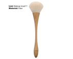 Loose Powder Brush Grip Comfortable Fluffy Make Up Tools Professional Large Makeup Brushes for Beauty Wooden Color
