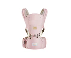 BAONEO Infant Baby Carrier With Hip Seat - Pink