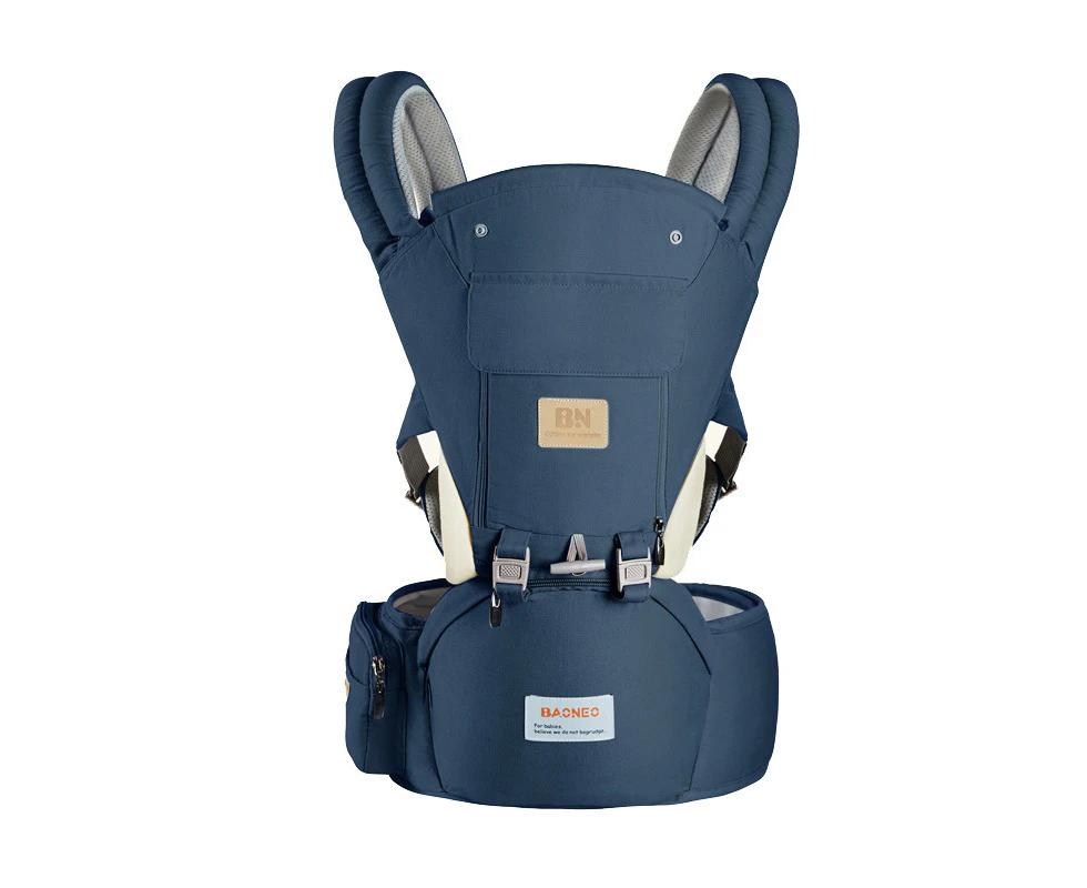 BAONEO Infant Baby Carrier With Hip Seat - Navy