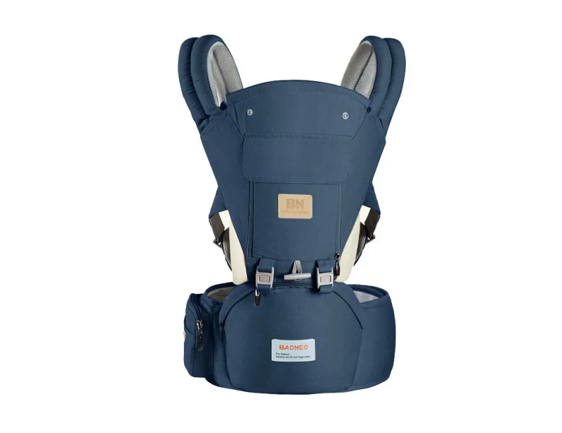 BAONEO Infant Baby Carrier With Hip Seat - Navy