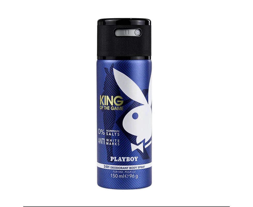 Playboy King Of The Game 24H Deodorant Body Spray 150ml (M) SP