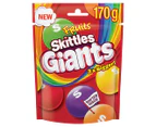 2 x Skittles Giants Chews Bag Fruits 170g