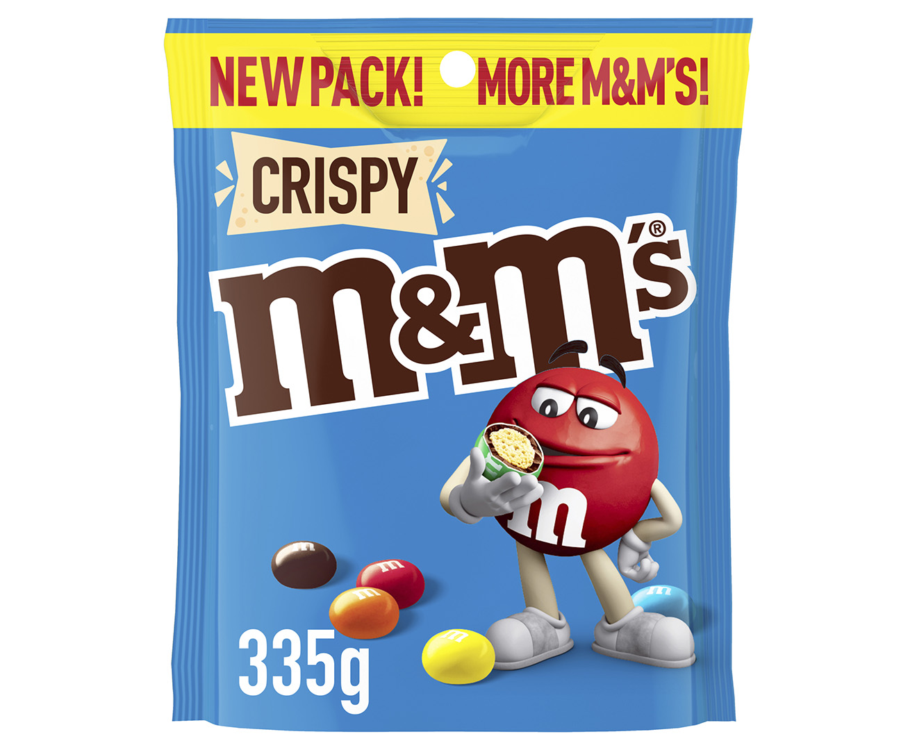 M&m's Mix Ups Milk Chocolate Peanut & Crispy 335g