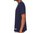 Lonsdale Men's Lounge Short Sleeve Tee / T-Shirt / Tshirt - Dress Blues