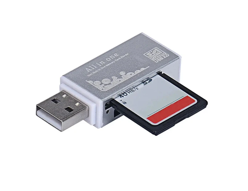 USB Memory Card Reader All in One Micro SD SDHC TF M2 MMC