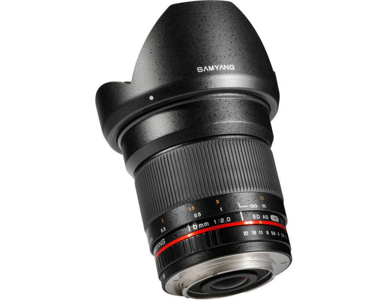 Samyang 16mm f/2.0 - Sony E Mount - Black
