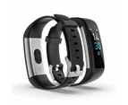 Bluetooth Smart Watch Style Heart Rate Monitor Sports Bracelet Pedometer Tracker - Pink