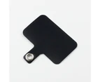 Phone Lanyard Gasket Universal Anti-lost Nylon Mobile Phone Replacement Lanyard Card Safety Tether for Smarphone   -Black