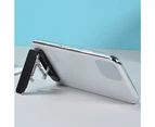 Mobile Phone Holder Adjustable Angle Universal Foldable Anti-slip Self-adhesive Desktop Support Mini Smartphone Stand Lazy Bracket for Live Streaming-Black