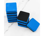 Mini Dry Erase Erasers Dry Erase Erasers, 40 Pack Magnetic Whiteboard Dry Erasers Chalkboard Cleaner Wiper for Classroom Home Office - 40 Pack-blue