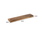 Levede 2 Pcs Floating Shelves Wall Mounted Storage Wood Display Shelf 61CM