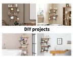 Levede Floating Shelf DIY Corner Hanging Shelves Wall Mounted Storage Wood 4PC - Natural