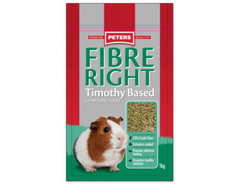 Peters Fibre Right Guinea Pig Food 1kg