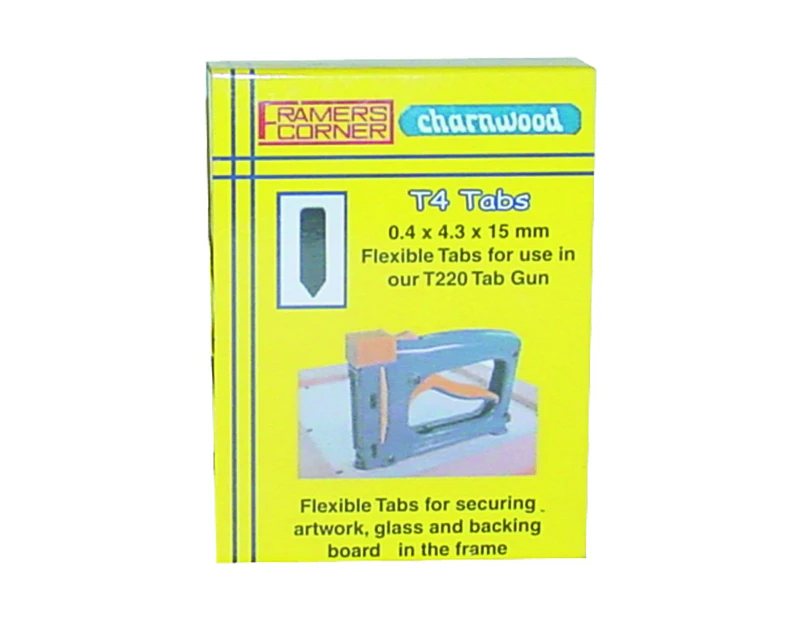 Replacement Flexible Tabs for the Picture Frame Assembly Tab Gun (2,500 Tabs)