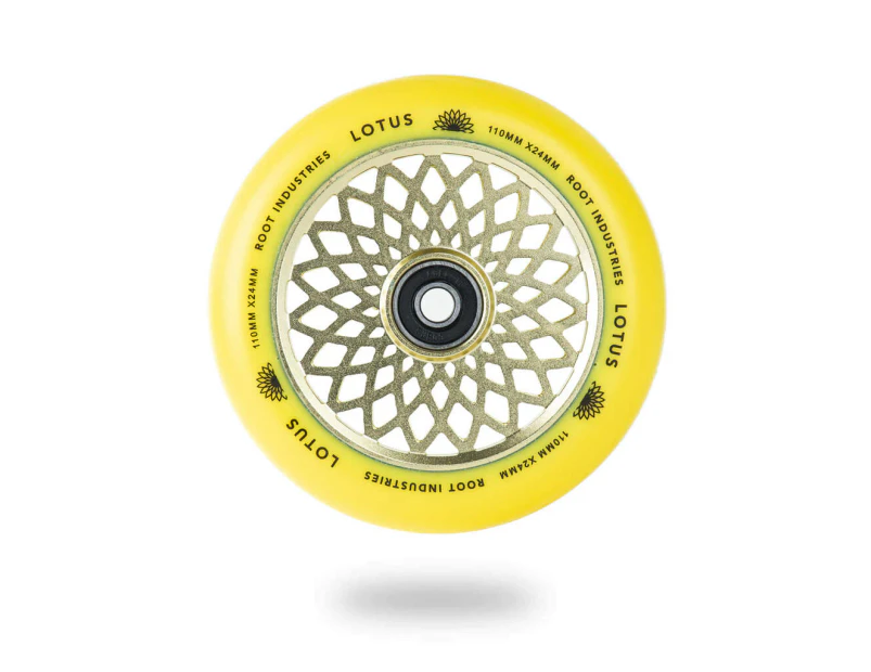 Root Industries Lotus Radiant Wheels | 24mm x 110mm | Yellow/Yellow