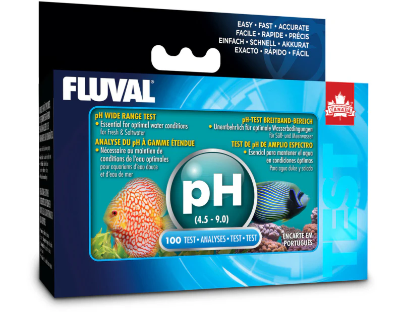 Fluval pH Wide Range Test Kit (100 tests) (A-7868)