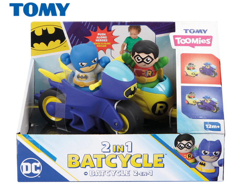 TOMY Toomies DC Comics Batman 2-in-1 Batcycle