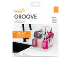 Boon Groove Bottle Drying Rack - Grey