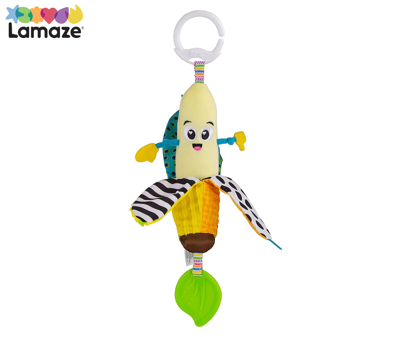 Lamaze Bea the Banana Jingling Newborn Car/Stroller Toy Clip & Go 0m+ 25cm