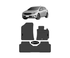 For Kia Cerato (YD) 2013-2018 Custom Car Floor Mats Rubber Black