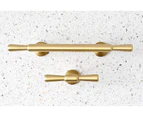 Neve Brass Cabinetry Handle Little Swagger - Satin Brass