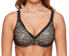 Berlei Women's Barely There Lace T-Shirt Bra - Black