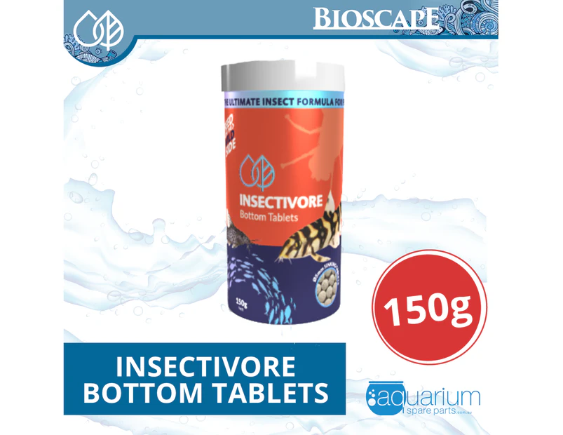 Bioscape Insectivore Bottom Tablets 150gm (INS41)