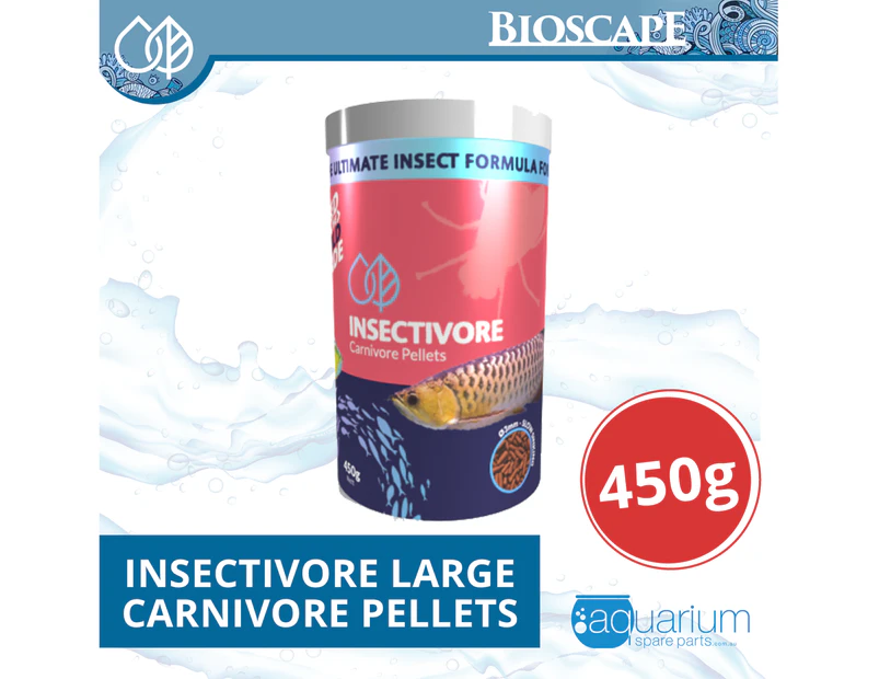 Bioscape Insectivore Large Carnivore Pellets (Soft) 450g (INS25)