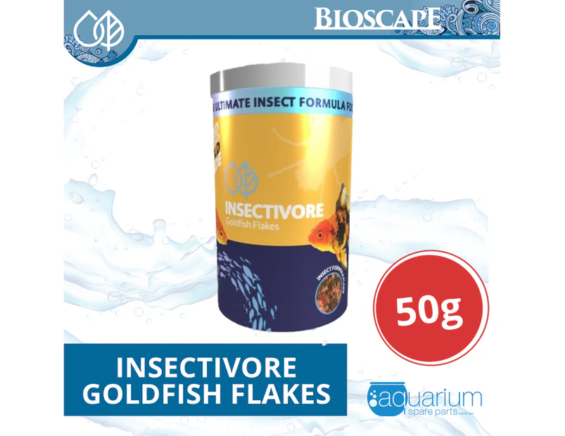 Bioscape Insectivore Goldfish Flake Food 50g (INS05)