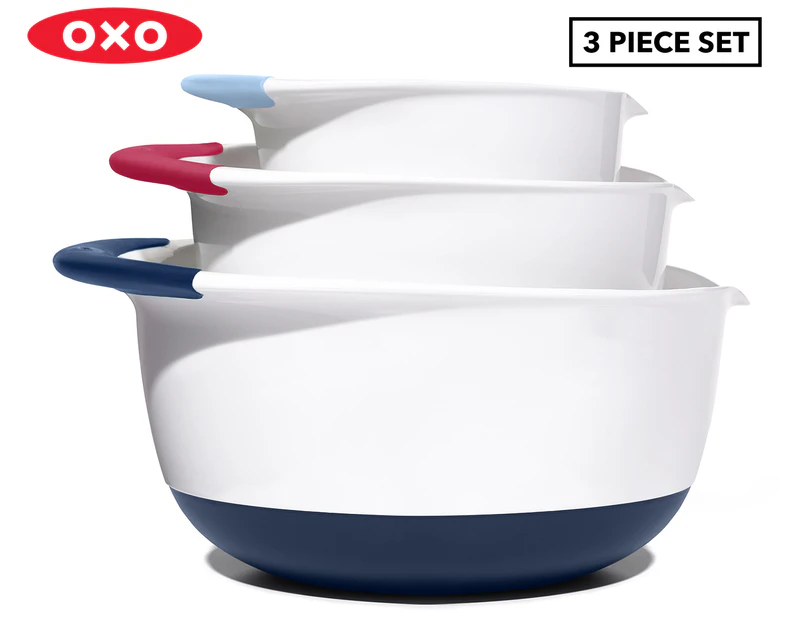 OXO 3-Piece Good Grips Mixing Bowl Set
