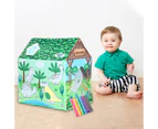 Kids Play Tent Play House Colorful Crawling Princess Castle Doodle Repeatedly Game Tent for Games Outdoor Girls Children Baby Color Green