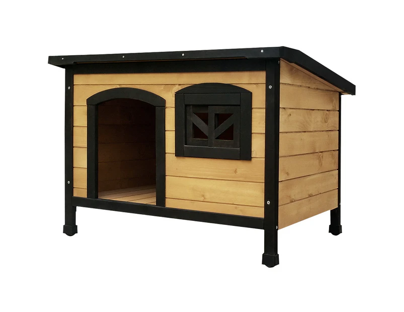 i.Pet Dog Kennel Pet Kennels House Outdoor Extra Large Wooden Cabin Dogs