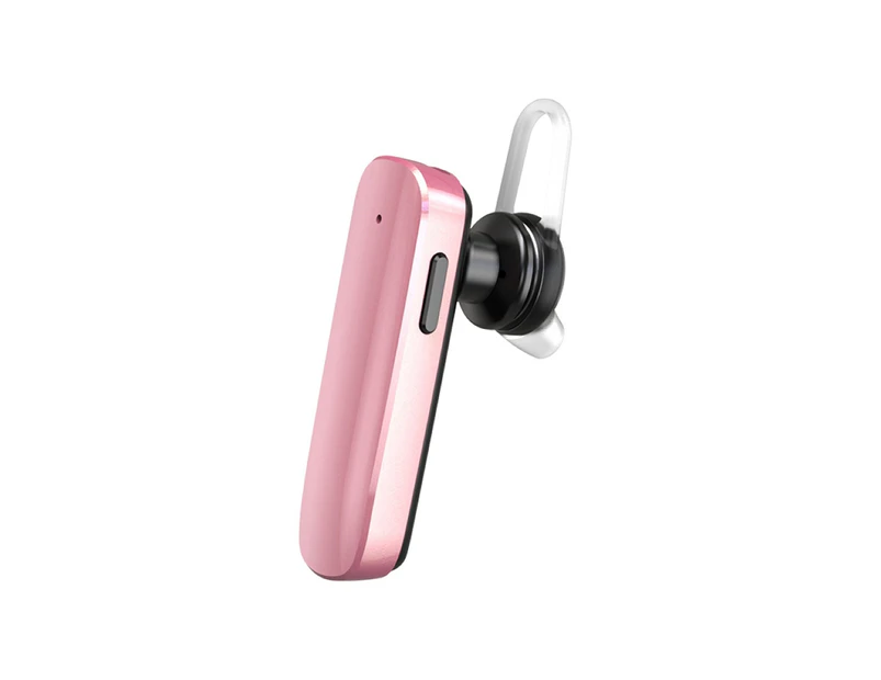 BMH-55 1Pc Bluetooth-compatible Wireless Stereo Single Ear Earhook Earphone with Microphone-Rose Gold - Rose Gold