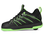 Heelys Boys' Rockit Skate Shoes - Black/Neon Green