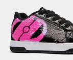 Heelys Girls' Split Skate Shoes - Black/Pink/Multi Reverse