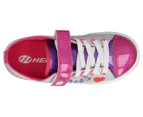 Heelys Girls' Snazzy X2 Skate Shoes - Silver/Multi