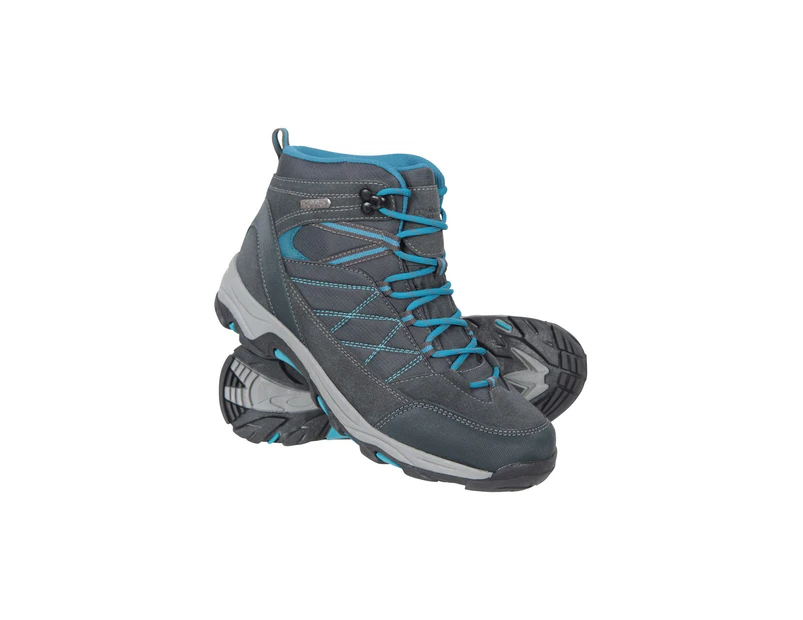 Mountain Warehouse Womens Waterproof Hiking Boots Walking Trekking Boot Ladies - Grey