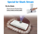 4-pack Shark Microfiber Mop Pads, Replacement for Shark Steam Mop Pads S3501 S3550 S3601 S3901