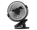 Portable 360° Mini Fan Cooler Fans Travel Rechargeable USB Clip On Desk Pram Cot Car