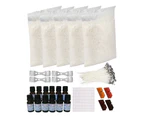 5KG Soy Wax Candle Making Kit Fragrances Dye Wicks & Holders