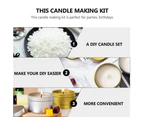 5KG Soy Wax Candle Making Kit Fragrances Dye Wicks & Holders