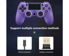 Wireless Game Controller Ps4 Controller Bluetooth Dual Head Head Handle Joystick Mando Game Pad For The Game Console 4 - Electric light purple