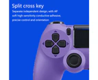 Wireless Game Controller Ps4 Controller Bluetooth Dual Head Head Handle Joystick Mando Game Pad For The Game Console 4 - Electric light purple