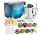 122PCS Candle Making Kit Wick Stick Wax Pouring Pot Candles Craft Tool Set Accessory DIY Gift