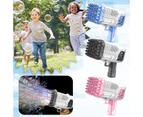 36 HOLE Pink Jumbo Bubble Gun Automatic Bazooka Soap Water Bubble Machine Rocket Launcher Kid Summer Outdoor Party Toy