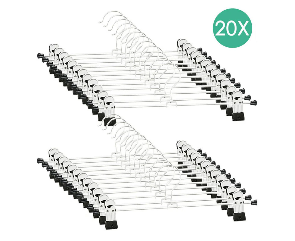 60pk Made in USA Strong Plastic Clothes Hangers Bulk, 20 30 50 100 Pack