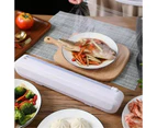 Food Wrap Dispenser Wrapping Foil Cling Film Cutter Storage Holder Box Kitchen Tools Suction Cup