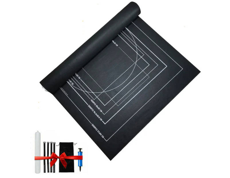 Black Holding 1500 PCS Pieces Jigsaw Puzzle Roll Up Mat Board Felt Large Saver Storage Pad Kit Toys Inflator Tool Set